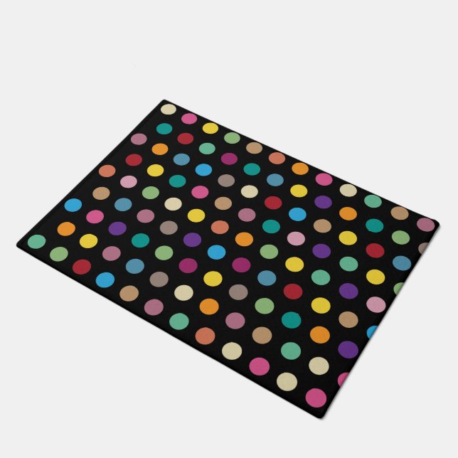Paillasson Motif Polka Dot décorateur (Incliné)