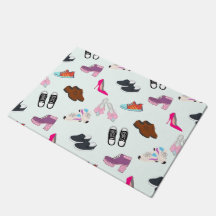 Motif sans couture avec différentes chaussures