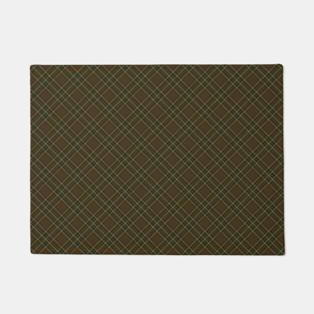 Paillasson Motif Tartan à Carreaux de la Famille Williams (Devant)