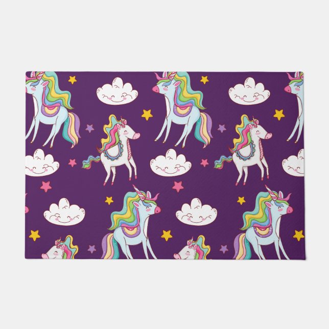 Paillasson Motif Unicorn Funny Magic Horse (Devant)