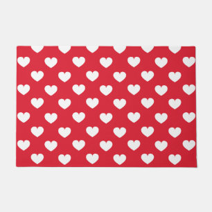 Paillasson Motif Valentine Arrière - plan Avec Coeur Amour
