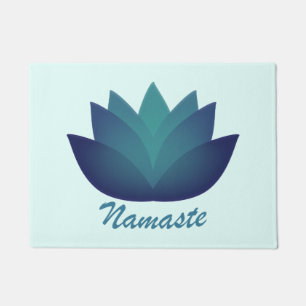 Paillasson Namaste Aquamarine Lotus Flower