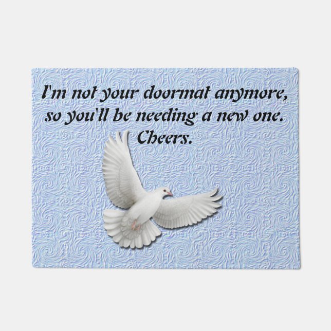 Paillasson Narcissistes et Exes - Porte personnalisable (Devant)