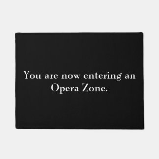 Paillasson Natte "de zone d'opéra"