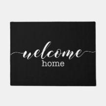 Natte noire à la maison bienvenue