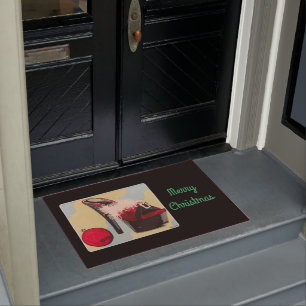 Paillasson Naughty Girl Christmas 2020 Peinture sur une