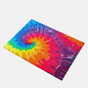 Paillasson Neon psychédélique Cravate-Dye