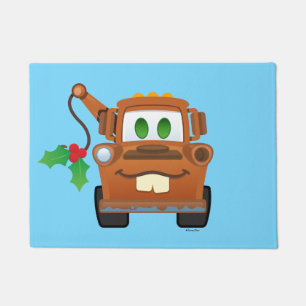 Paillasson Noël aux voitures Camion Mat Tow