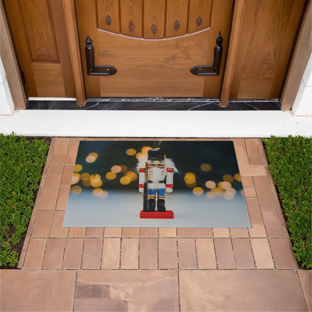 Paillasson Noël SlipperyJoe nutcracker figurine ornement (De plein air)