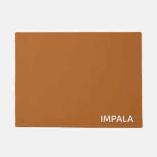 Paillasson nom de couleur brun impala