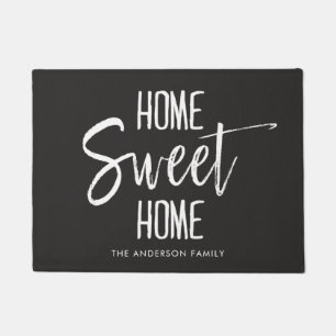 Paillasson Nom de famille fait sur commande doux à la maison