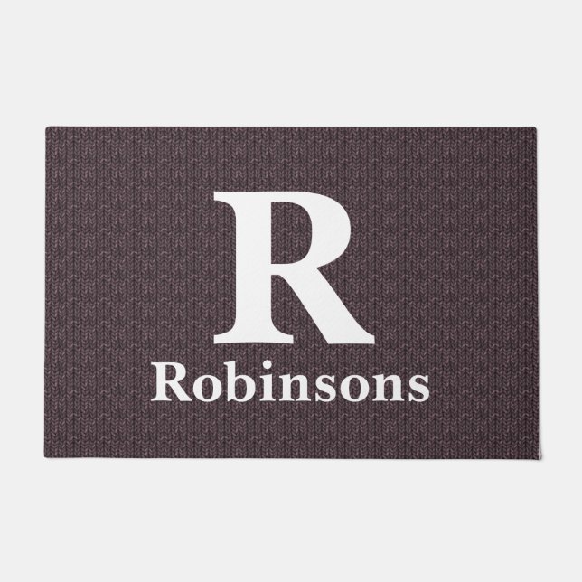 Paillasson Nom de famille Sweat Doormat (Devant)