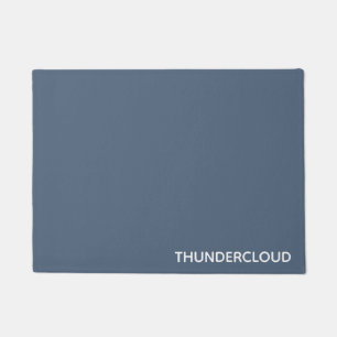 Paillasson Nom de la couleur gris-bleu du nuage-tonnerre