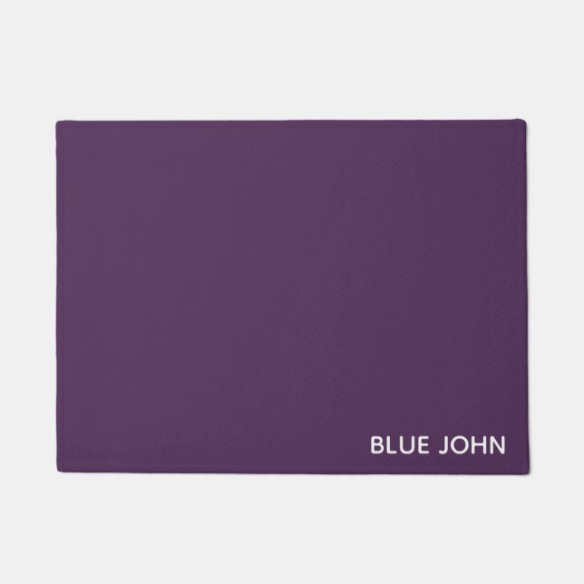 Paillasson Nom de la couleur violette de Blue John (Devant)