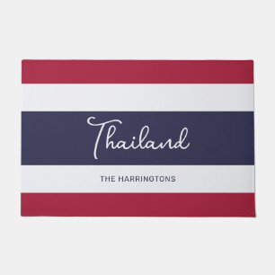 Paillasson Nom personnalisé Couleurs Thaïlande