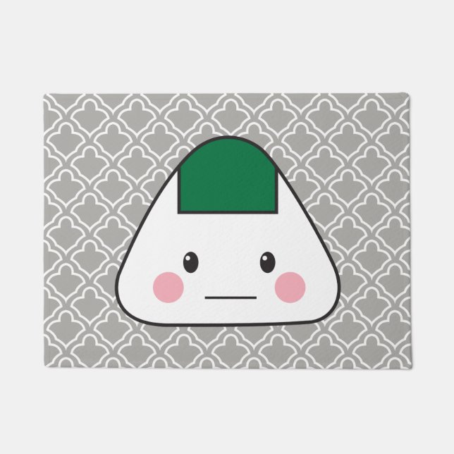 Paillasson Nori japonais d'algue de boule de riz d'omusubi (Devant)