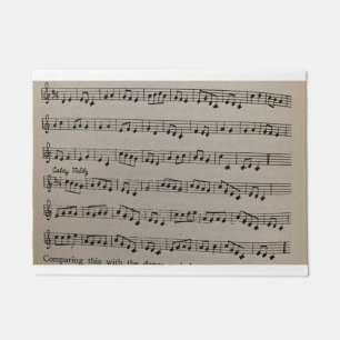 Paillasson Notation musicale classique musique symphonique ap
