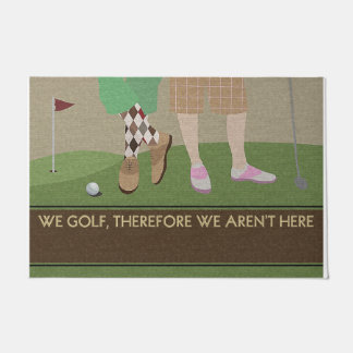 Paillasson Nous Golf, donc nous ne sommes pas ici