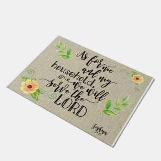 Paillasson Nous servirons le seigneur