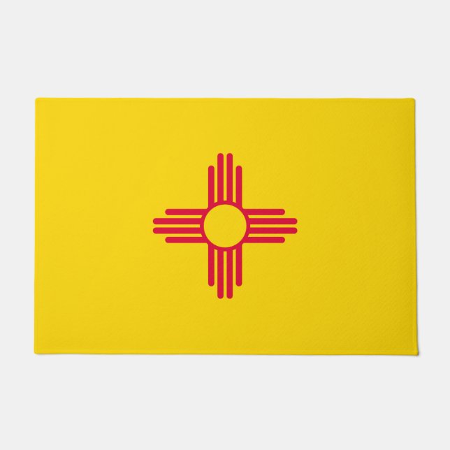 Paillasson Nouveau-Mexique État Drapeau (Devant)