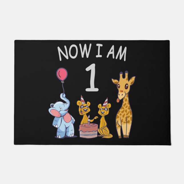 Paillasson Now I le 1er jour du Birthday (Devant)