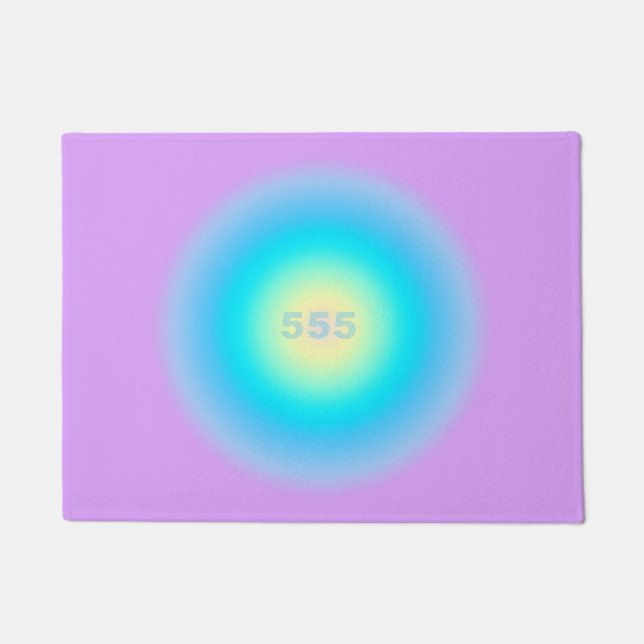 Paillasson Numéros d'ange 555 - Nouveaux débuts (Devant)