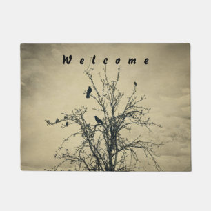 Paillasson Oiseaux dans l'arbre -