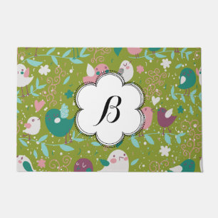 Paillasson Oiseaux Tweety Whimsy sur mesure sur vignes Jardin