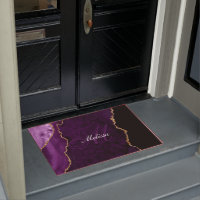 or monogrammé et agate violette