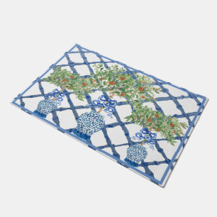 Paillasson Orange Tree Chinoiserie Ginger Jar Jars Topiary