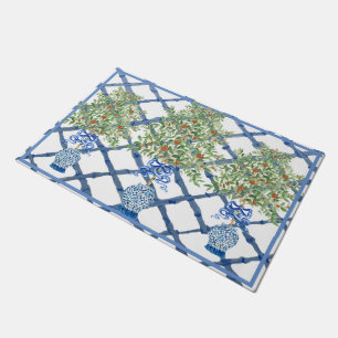 Paillasson Orange Tree Chinoiserie Ginger Jar Jars Topiary