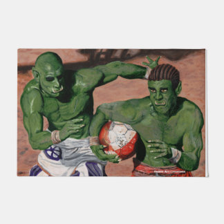 Paillasson Orc Gladiator Football Sports Imaginaire Art Door