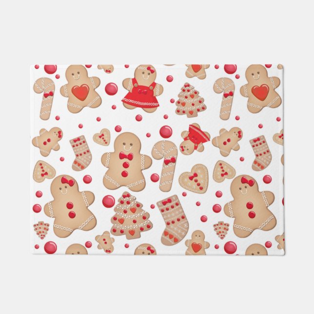 Paillasson Pain d'épice Homme Baked Cookies rustique Whimsica (Devant)