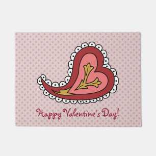 Paillasson Paisley Heart Doormat