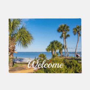 Paillasson Palmiers Bayside Matin Welcome Doormat