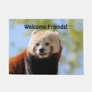 Paillasson Panda rouge