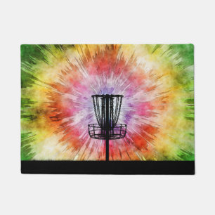 Paillasson Panier de golf de Tie Dye Disk
