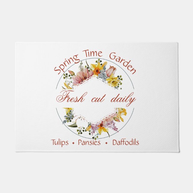 Paillasson Panneau Spring Garden (Devant)