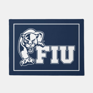 Paillasson Panthers de la FIU - Logo blanc