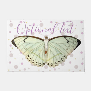 Paillasson Papillon de beauté verte à la menthe