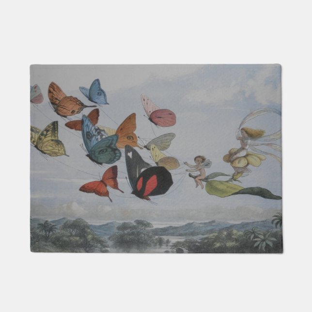 Paillasson Papillons et papillons de la reine des fées (Devant)