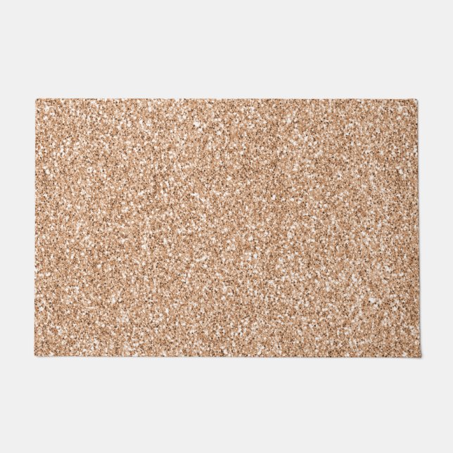 Paillasson Parties scintillant de broche Rose Gold Blush Glit (Devant)