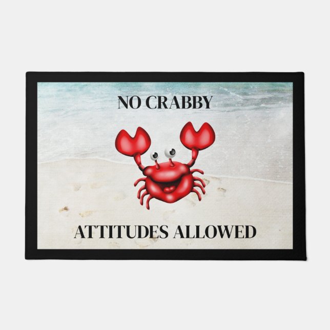 Paillasson Pas d'attitude de crabe (Devant)