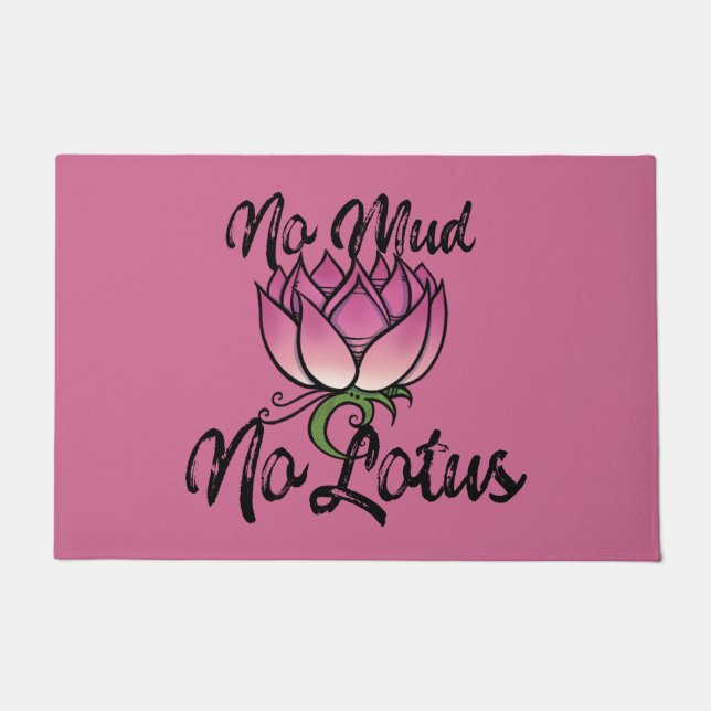Paillasson Pas de boue Pas de lotus (Devant)