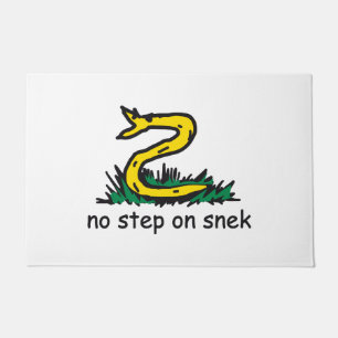 Paillasson Pas de pas sur les mèmes de serpent Gadsden parodi