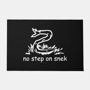 Paillasson Pas de pas sur les mèmes de snek Gadsden parodie S
