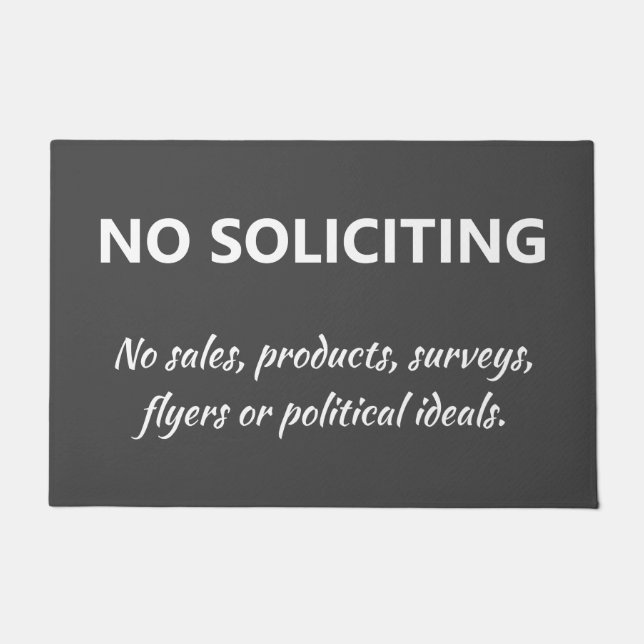 Paillasson Pas de pots de bienvenue (Devant)