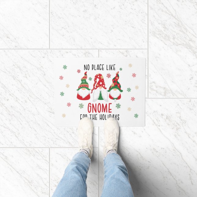 Paillasson Pas D'Endroit Comme Gnome Pour Les Fêtes Noël (Intérieur)