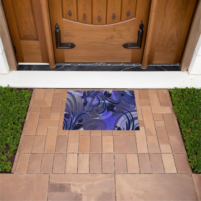 Paillasson Passion violette (De plein air)