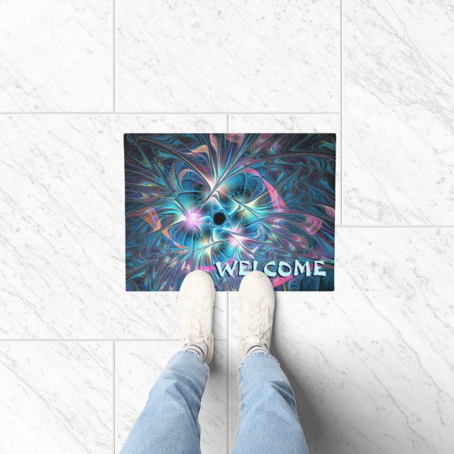 Paillasson Pastel Plastic - Bienvenue (Intérieur)